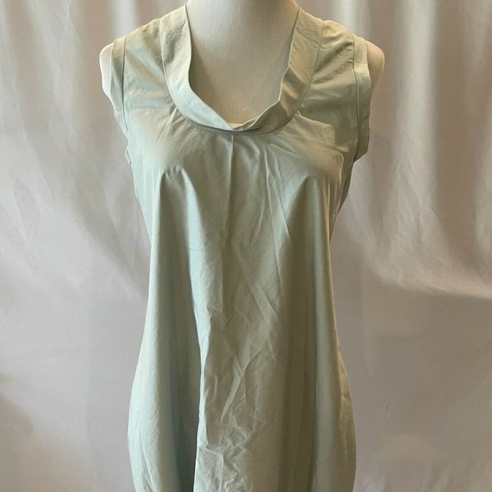 Calvin Klein Collection Pure Cotton Knee Length Loose Fit Dress NEW Blue Size 4